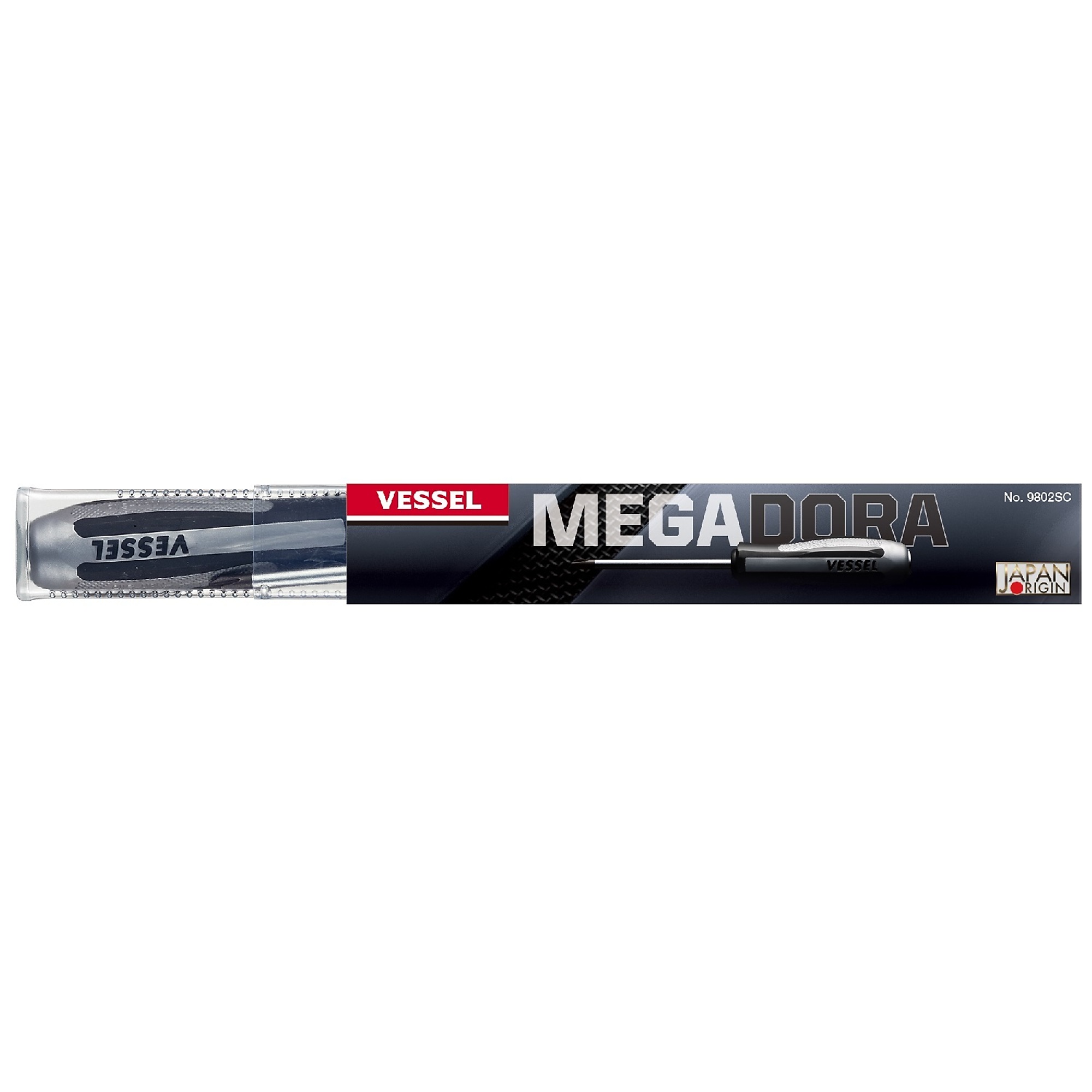 Vessel Megadora Impacta Screwdriver Set - 2-Piece, Phillips, Tang-Thru Shank, Model# 9802SC